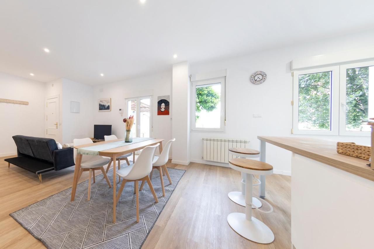 Apartamento Con Jardin En El Oviedo Antiguo Bagian luar foto